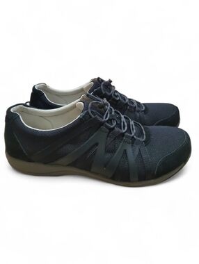 Dansko Henriette Womens Sneaker Black EU 42 Wide 11.5-12 US Mesh Walking Shoes